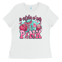 White in october we wear pink Ladies Tee - AdoDesignShop