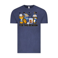Vintage Denim tis' the season volleyball coffee cups Vintage Tee - Zillion Design Studio
