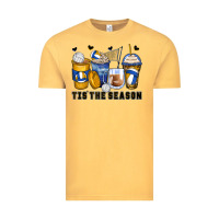 Vintage Mustard tis' the season volleyball coffee cups Vintage Tee - Zillion Design Studio