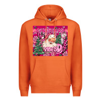 Carrot pink christmas vibes Premium Hoodie - MaliasSmallBusiness