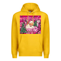 Lemon pink christmas vibes Premium Hoodie - MaliasSmallBusiness
