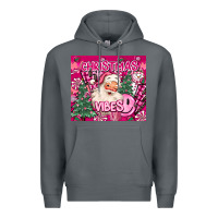 Rock pink christmas vibes Premium Hoodie - MaliasSmallBusiness