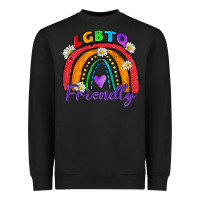 Black lgbtq friendly Heavyweight Sweatshirt - Zillion Design Studio