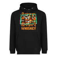 Black Chasing You Like a Shot of Whiskey Heavyweight Hoodie - Jasminsmagicworld