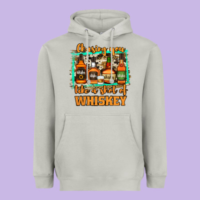 Chasing You Like A Shot Of Whiskey Heavyweight Hoodie Designed By Jasminsmagicworld