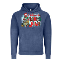 Vintage Denim i believe in santa paws Vintage Hoodie - Zillion Design Studio