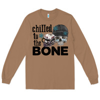 Toasted Coconut Chilled to the bone skull winter Long Sleeve Tee - FaDigitalArtStudio