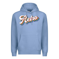 Colony Blue retro colorful Premium Hoodie - chombo