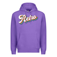 Purple retro colorful Premium Hoodie - chombo