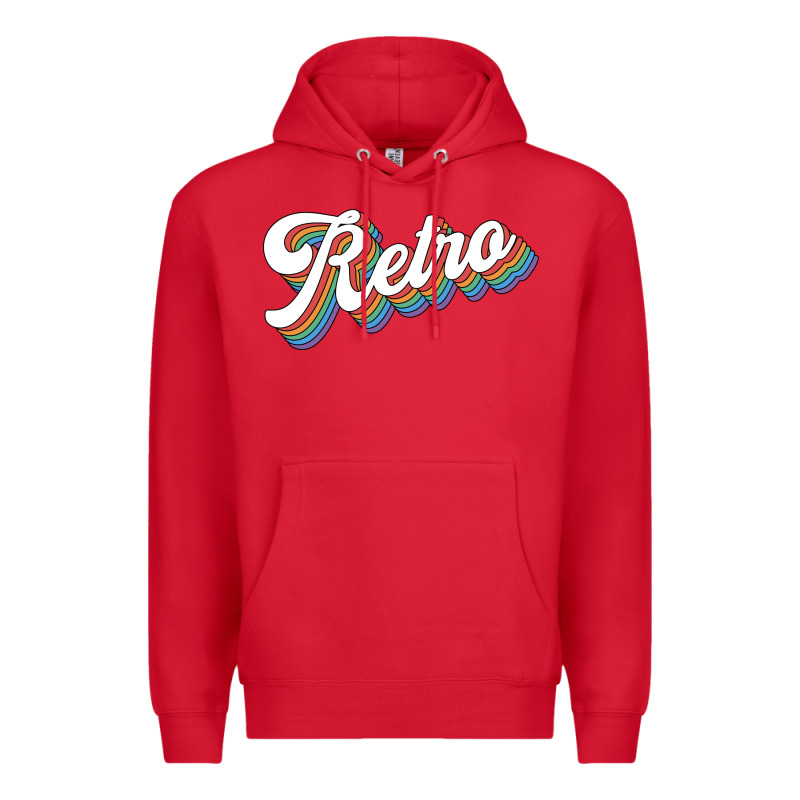 Retro Colorful Premium Hoodie by chombo | Teevron