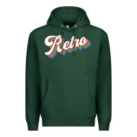 Sports Green retro colorful Premium Hoodie - chombo
