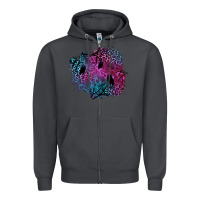 Smoke halloween patch  1 Zipper Hoodie - BundleAndBundleShop
