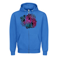 True Royal halloween patch  1 Zipper Hoodie - BundleAndBundleShop