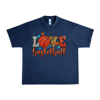 Navy love basketball Urban Heavy Tee - Zillion Design Studio