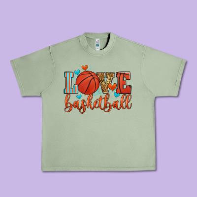 Love Basketball Urban Heavy Tee Designed By Zillion Design Studio