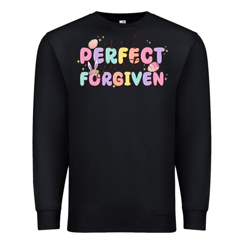 Not Perfect Just Forgiven Premium Sweatshirt by MaliasSmallBusiness | Teevron