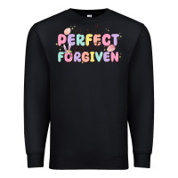 Black not perfect just forgiven Premium Sweatshirt - MaliasSmallBusiness