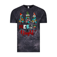 Cloud Black western trees merry and bright christmas Vintage Tee - RanaPortraitStore
