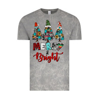 Cloud Rock western trees merry and bright christmas Vintage Tee - RanaPortraitStore