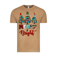 Vintage Camel western trees merry and bright christmas Vintage Tee - RanaPortraitStore