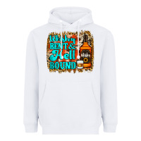 White Whiskey Bent and Hell Bound Heavyweight Hoodie - Jasminsmagicworld