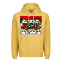 Antique Gold jesus the reason for the season Premium Hoodie - MaliasSmallBusiness