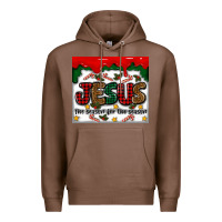 Chestnut jesus the reason for the season Premium Hoodie - MaliasSmallBusiness