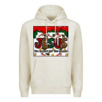 Oatmeal Heather jesus the reason for the season Premium Hoodie - MaliasSmallBusiness