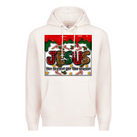 Pale Pink jesus the reason for the season Premium Hoodie - MaliasSmallBusiness