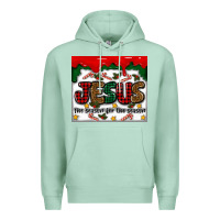 Seafoam jesus the reason for the season Premium Hoodie - MaliasSmallBusiness