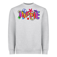 Heather Grey hippie Heavyweight Sweatshirt - Zillion Design Studio