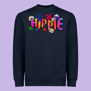Hippie Heavyweight Sweatshirt Designed By Zillion Design Studio