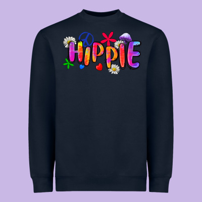 Hippie Heavyweight Sweatshirt Designed By Zillion Design Studio