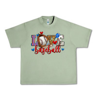 Oil Green love baseball Urban Heavy Tee - Zillion Design Studio