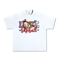 White love baseball Urban Heavy Tee - Zillion Design Studio