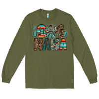 Army Green dog nana Long Sleeve Tee - RacoonDesign