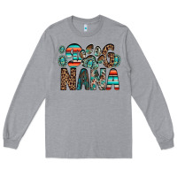 Heather Grey dog nana Long Sleeve Tee - RacoonDesign