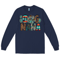 Navy dog nana Long Sleeve Tee - RacoonDesign