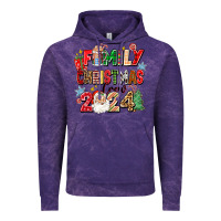 Cloud Purple family christmas crew 2024 Vintage Hoodie - Zillion Design Studio