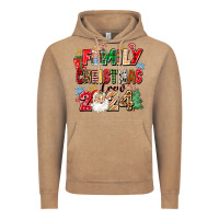 Vintage Coffee family christmas crew 2024 Vintage Hoodie - Zillion Design Studio