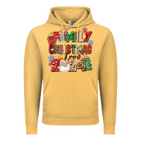 Family Christmas Crew 2024 Vintage Hoodie | Teevron