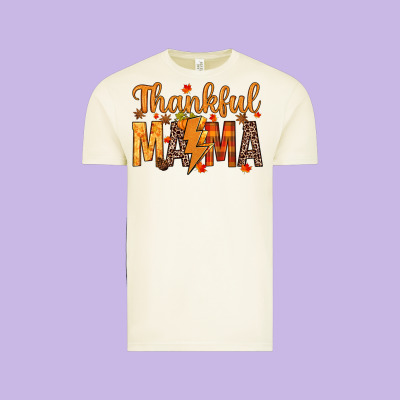 Thankful Mama Vintage Tee Designed By Texasbilliewilder