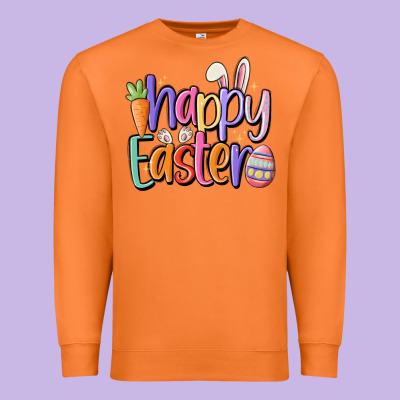 Happy Easter Premium Sweatshirt Designed By Maliassmallbusiness
