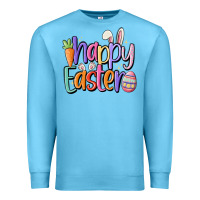 Ocean Blue happy easter Premium Sweatshirt - MaliasSmallBusiness