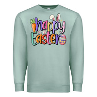 Seafoam happy easter Premium Sweatshirt - MaliasSmallBusiness