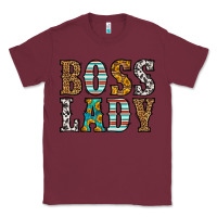 Burgundy western boss lady Classic Tee - HRA Design Shop