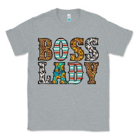 Heather Grey western boss lady Classic Tee - HRA Design Shop