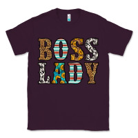 Plum western boss lady Classic Tee - HRA Design Shop