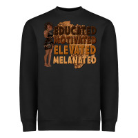 Black educated motivated elevated melanated Heavyweight Sweatshirt - texasbilliewilder