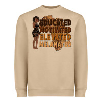 Mushroom educated motivated elevated melanated Heavyweight Sweatshirt - texasbilliewilder